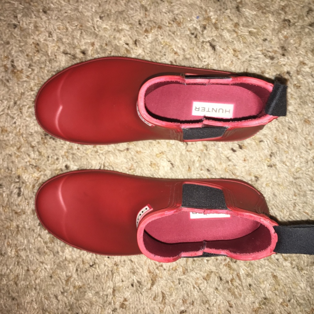 Hunter ankle rain boots